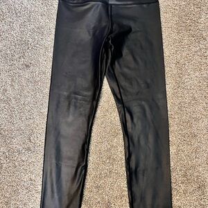 ZYIA Shiny Black Leggings